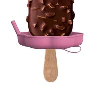 Porta ghiaccio per | Supporto riutilizzabile in silicone antigoccia, supporto per cono, per bambini, giorno caldo, estate, dessert, yogurt da viaggio, casa all'aperto