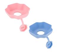 Porta ghiaccioli per bambini, cattura le gocce prima che cadano, supporto per gelato e ghiaccioli per giorni estivi, feste di compleanno e uso esterno (rosa + blu)