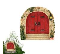 - Porta - Giardino delle fate in legno | Decorazione per esterni per la casa, per la casa, il giardino, per uomini, donne, bambini, bambini