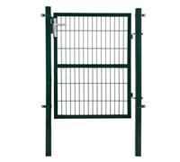 Porta Giardino Gartentor Zauntür Set 140 CM Hoftür Giardino Recinzione Verde