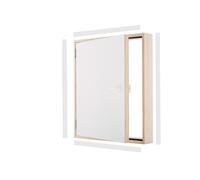 Porta ginocchiera porta battente legno EXTRA TERMO U = 0,85 W/m2 K Oman