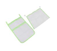 Porta Giocattoli per Vasca da Bagno, Borsa per Giocattoli da Bagno in Rete di Grande capacità e Portatile con Gancio per Bambino per Gel Doccia (Verde)