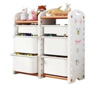Porta Giochi Pupazzi Cameretta Scatola Per Giocattoli A 3 Livelli Per Riporre I Con Contenitori Rimovibili Per Il Soggiorno Della Camera Da Letto Sala Giochi Baule Portagiochi Per Vestiti(90*34*83cm)