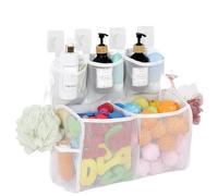 Porta Giochi Vasca da Bagno per Giocattoli, Borsa Porta Giocattoli da Bagno, Rete Porta Giochi Bagnetto con 4 Gancio Autoadesivo, Borsa Portaoggetti per Giocattoli da Bagno per Riporre e Organizzare