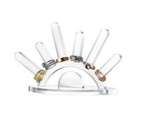 Porta Gioie, Porta Gioielli da Comodino per la Conservazione di Collane, Bracciali, Anelli e Orecchini, Scatola Portagioie Acrilico, Porta Orecchini Organizer Rimovibile, Trasparente, 1 Pezzo