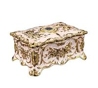 Porta Gioielli Portagioie Contenitore di gioielli in metallo Elegante Organizzatore di gioielli dell'organizzatore di stoccaggio dei monili della custodia del custodia dell'orecchino dell'orecchino de