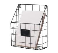 Porta Giornali In Filo Metallico - Appendiabiti A Parete, Organizer Per Riporre Il Senso Artistico, Supporto In Filo Metallico | Brochure Libri Posta Riviste Giornali Display Home Office Soggiorno Des