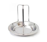 Porta Girarrosto Alta Qualità BBQ Grill Forno Pollo Resistente Supporto Vassoio