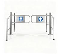 Porta Girevole Di Sicurezza Per Supermercato,Cancello A Battente Automatico In Acciaio Inox,Apertura Unidirezionale A 90°,Cancello A Chiusura Automatica(160cm/63in)