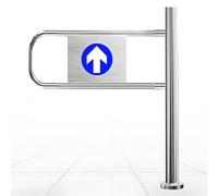 Porta girevole in metallo caricata a molla per supermercati e magazzini, porta di sicurezza autobloccante, porta di accesso di sicurezza durevole per biblioteche e negozi - Porta destra 70 x 100 cm