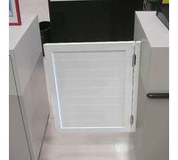 Porta Girevole in Pino Nero in Stile Salone da Bar, Adatta per Bar, verande e ingressi Interni con banconi: Design Rustico e Resistente, Ideale per Uso Domestico e Commerciale.