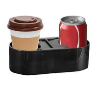 Porta Goblette - Porta Legno a Doppia Bevanda per Automobili, Supporto per Bevande Automobili Fisso, Organizzatore della Console, Design di Facile Installazione | Accessorio da Viaggio sulla ro