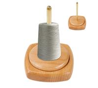 Porta Gomito per Uncinetto - Avvolgitore Organizzatore Girevole - Supporto Per Filati Girella In Legno Con Cuscinetto A Liscio | Per Principianti e Appassionati di Lavori a Maglia Uncinetto Ricamo