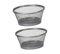 Porta graffette e puntine da disegno in metallo con base antiscivolo per organizzare la scrivania e accedere rapidamente alla base dei supporti a clip