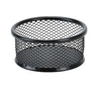 Porta graffette in rete, organizer da scrivania, per casa e ufficio, nero