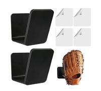 Porta guanto da baseball - Appendiabiti da parete in acrilico trasparente, espositore in, supporto per vetrina galleggiante | Gancio per attrezzatura sportiva trasparente per giocatori,