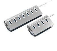 Porta HUB USB 3.0 ad alta velocità da 5 Gbps Espansione for docking station splitter in alluminio USB OTG (2)