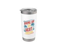 Porta il calore per le lucciole Fun Vibes Estate Bicchiere termico in acciaio inox doppia parete