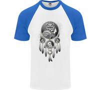 Porta Il Incubo Gufo Teschio Gotico Uomo T-Shirt S/S