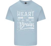 Porta Il Tuo Cuore Con Te Maglietta Slogan Bambini Ragazzi Ragazze