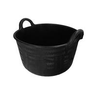 Porta in gomma carbonera 30 litri con manici base e lati rinforzati. Spessore 1 cm. Porta Opera, Secchio Gomma Lavoro