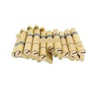 Porta in lega di alluminio con 3 fori, altezza 32 mm, lunghezza da 50 mm a 85 mm, cilindro serratura eccentrica porta antifurto con chiave inclusa(50x30T)