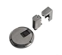 Porta in lega di zinco con caratteristiche regolabili Soluzione efficace per resistenza al vento e controllo del rumore (grigio)