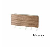 Porta in Legno Gancio Montaggio a Parete Chiave Cremagliera Organizer Letter Box