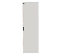 PORTA IN METALLO PIENO GRIGIA PER ARMADI LINK 32U LARGHEZZA 600MM CON SERRATURA
