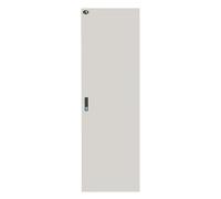 PORTA IN METALLO PIENO GRIGIA PER ARMADI LINK 42U LARGHEZZA 600MM CON SERRATURA