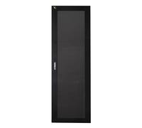 PORTA IN METALLO TRAFORATA NERA PER ARMADI LINK 42U LARGHEZZA 600MM CON SERRATURA