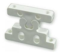 Porta in nylon bianco