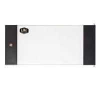PORTA IN VETRO DI SICUREZZA CON SERRATURA PER ARMADIO LINK 6U LK1907UNF NERO