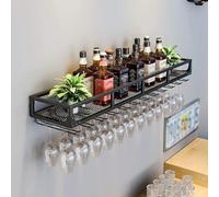 Porta in vetro di vino da ristorante commerciale, portamette per pareti da bar moderno per bottiglie di vino, soggiorno a parete da parete, portaoggetti da parete industriale, adatto a varie scene,