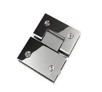 Porta in vetro for bagni, montaggio a parete in acciaio, cerniera in acciaio inox da 90 gradi, porta doccia, cancello for bagno, morsetto per bagno, porta della doccia(CHROME-180)