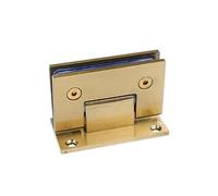 Porta in vetro for bagni, montaggio a parete in acciaio, cerniera in acciaio inox da 90 gradi, porta doccia, cancello for bagno, morsetto per bagno, porta della doccia(GOLD-90)