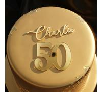 Porta Incarto Personalizzato Nome Numero in Acrilico 3mm Topper Decor