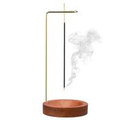 Porta Incenso 2 in 1 Portaincenso Coni Incenso Bruciatore Incenso Portaincenso Verticale Set Incenso Regalo per Arredamento Casa Ufficio Meditazione Yoga Soprammobili Moderni (Marrone)