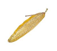 Porta Incenso Bastoncini Portaincenso in Foglia 26cm Lunghezza Bruciatore di Incenso per Interni Decorazione Domestica Oro