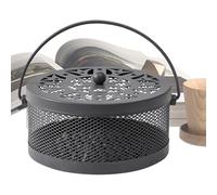 Porta incenso Coil Tably, supporto rotondo portatile con da tavolo, raccogli ceneri per terrazze, esterni, campeggio, balcone, posto di lavoro, giardino