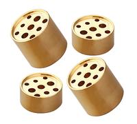 Porta incenso in ottone da 4 pezzi: bruciatore portatile per aromaterapia a 9