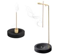 Porta Incenso per Bastoncini 2 in 1, Bruciatore di incenso invertito con base in legno rimovibile, portaincenso, Porta Incenso Bastoncino in legnofatto a mano,Adatto a casa, ufficio, meditazione yoga