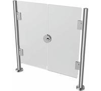 Porta interna a chiusura automatica, cancello di sicurezza universale in metallo per ingresso supermercato, edificio per uffici e barriere per biblioteche, sicuro, facile da installare
