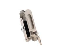 Porta interna in lega di zinco con ingresso a chiave, installazione reversibile per camera da letto, bagno, privacy, sicurezza, porta scorrevole
