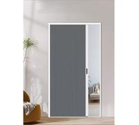 Porta interna pieghevole per privacy con serratura, facile da installare, per divisori di stanze con soluzione per casa o ufficio