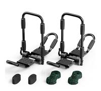 Porta kayak da auto a forma di J 2 pz. Ripiegabili In alluminio Porta canoa/kayak Cinghie incl.