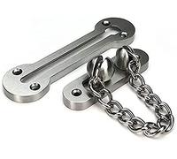 Porta la catena Lucchetto a catena for porta, fibbia di sicurezza a catena, fibbia for porta a catena in acciaio inossidabile(2 pcs)