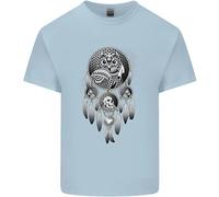 Porta La Maglietta Goth Con Teschio Di Gufo Tribale Per Bambini E Bambine