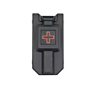 Porta Laccio Emostatico, Supporto Girevole per Dispositivi Medici, Molle, da Appendere alla Cintura, per Attrezzature da Esterno, per Personale Tattico, Militare Polizia e Vigili del Fuoco(Red)