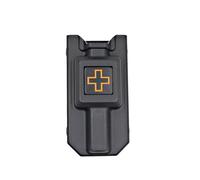 Porta Laccio Emostatico, Supporto Girevole per Dispositivi Medici, Molle, da Appendere alla Cintura, per Attrezzature da Esterno, per Personale Tattico, Militare Polizia e Vigili del Fuoco(Orange)